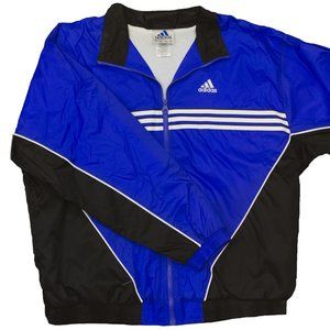 Blue Adidas Vintage Windbreaker